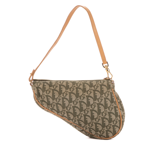 Dior Saddle in Khaki Monogram canvas - Picture 6 of 8